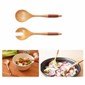 Wooden Salad Servers Set